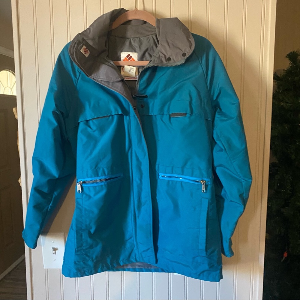 Vintage Columbia Jacket - Orange Label - Hidden Hood Women’s Small